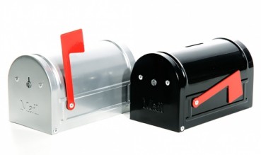 Metall Spardose American Mailbox Briefkasten mit drehbarem Melder